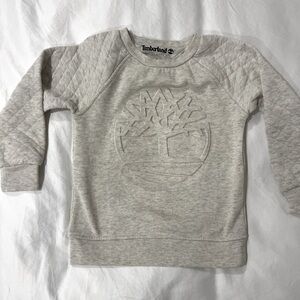 Timberland kids sweatshirt light gray size 5